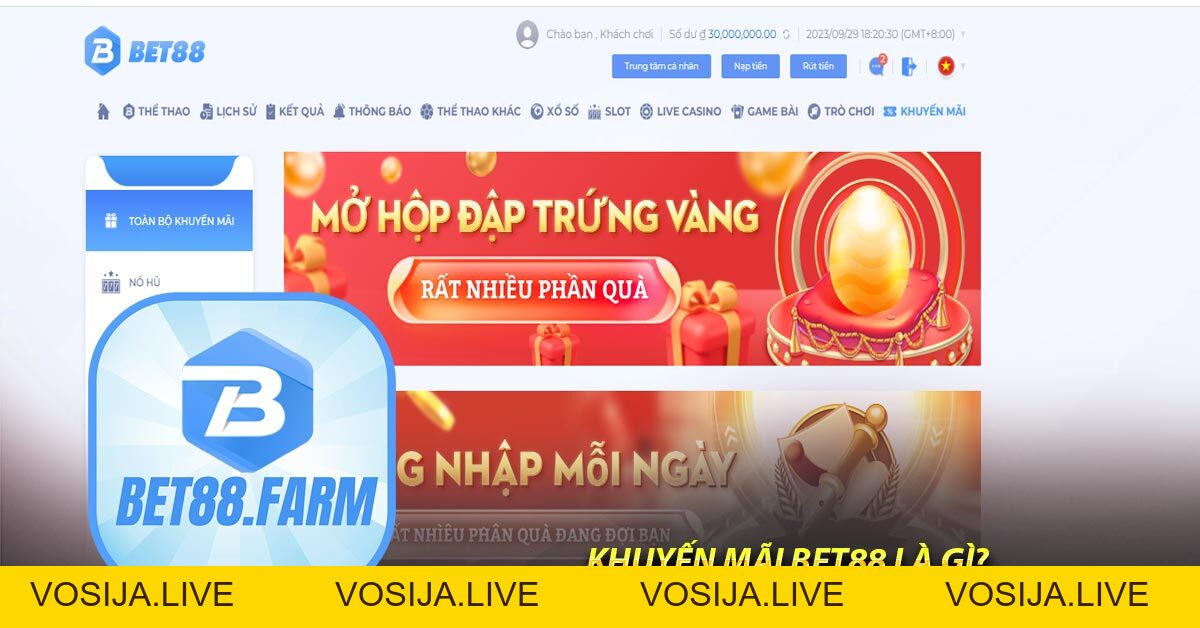 Tổng hợp những chương trình khuyến mãi Bet88 mới nhất - bet88.farm - vosija