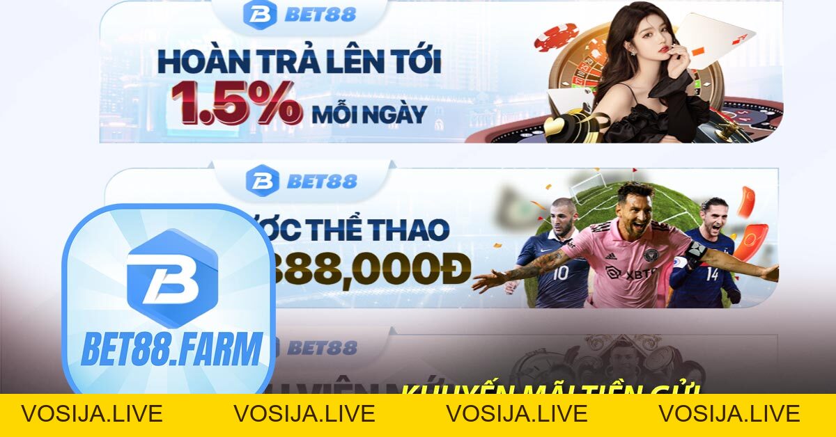 Bet88 Và Các Khuyến Mãi Siêu Hấp Dẫn Không Nên Bỏ Lỡ - bet88.farm - vosija