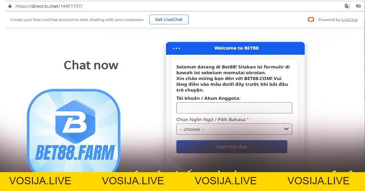 Liên hệ BET88 hỗ trợ nhà cái BET88 – Bộ phận CSKH – Hòm thư khiếu nại - bet88.farm - vosija