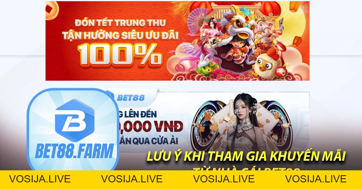 Tổng hợp những chương trình khuyến mãi Bet88 mới nhất - bet88.farm - vosija