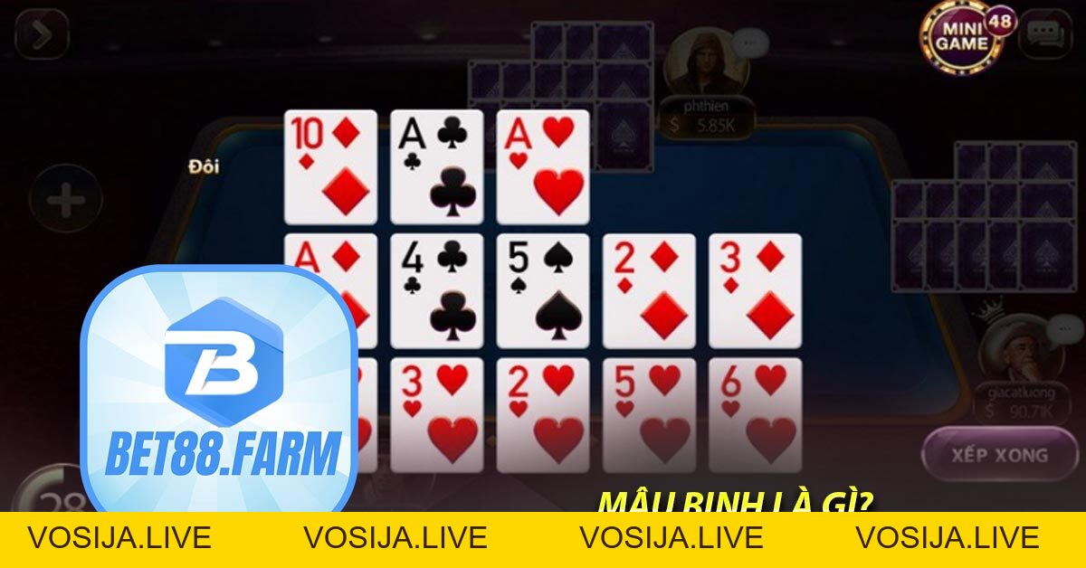 Những lưu ý khi chơi game bài mậu binh cần ghi nhớ - bet88.farm - vosija