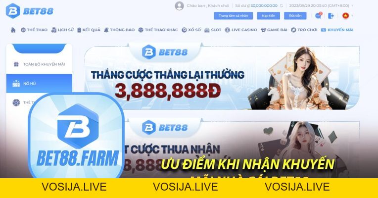 Khuyến Mãi - bet88.farm - vosija