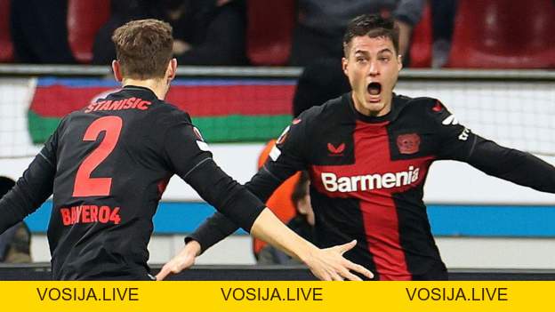 Bayer Leverkusen 3-2 Qarabag (agg: 5-4): Patrik Schick sends unbeaten hosts through in Europa League - bet88.farm - vosija